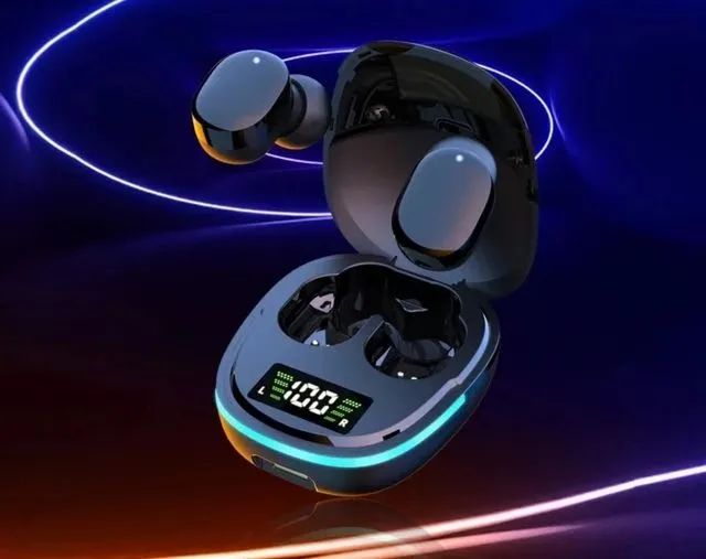 Fone Bluetooth sem fio com microfone, cancelamento de ruído, ecrã LED, G9S TWS