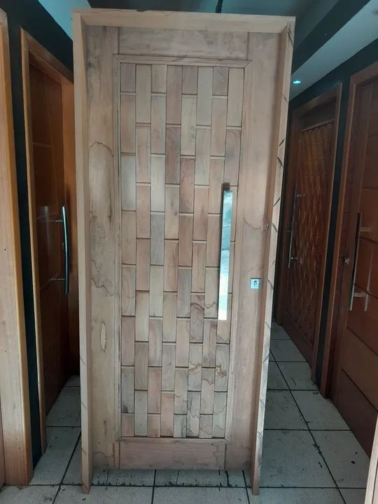 Porta couro 87x214mt parcelo até 10X no cartão sem juros  - Foto 3