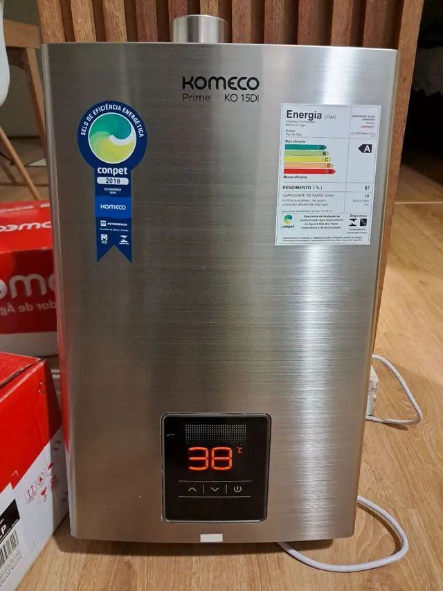 Aquecedor a gás Semi novos Rinnai, komeco, Orbis, lorenzetti, bosch