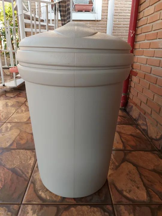 Cesto para Lixo com Tampa e Alças - 140L SANREMO - Foto 4