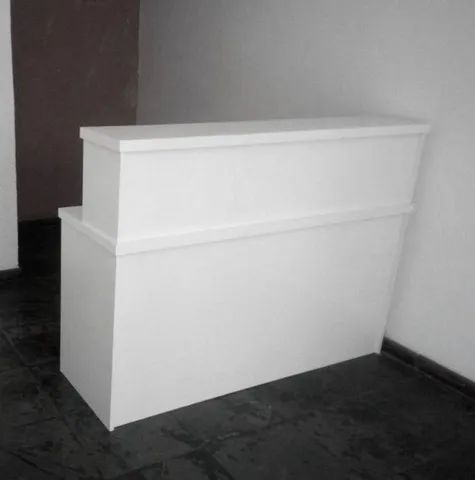 balcão reto simples branco  - Foto 2