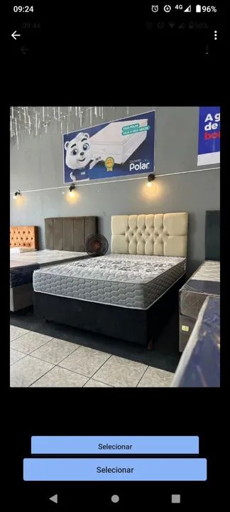 Colchão Casal com  Espuma D33  e  Base   - Foto 3