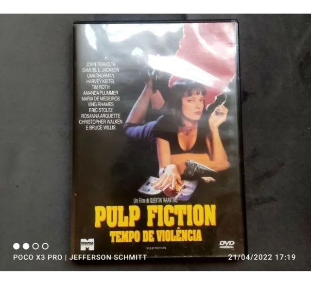 Dvd Pulp Fiction: Tempo De Violência