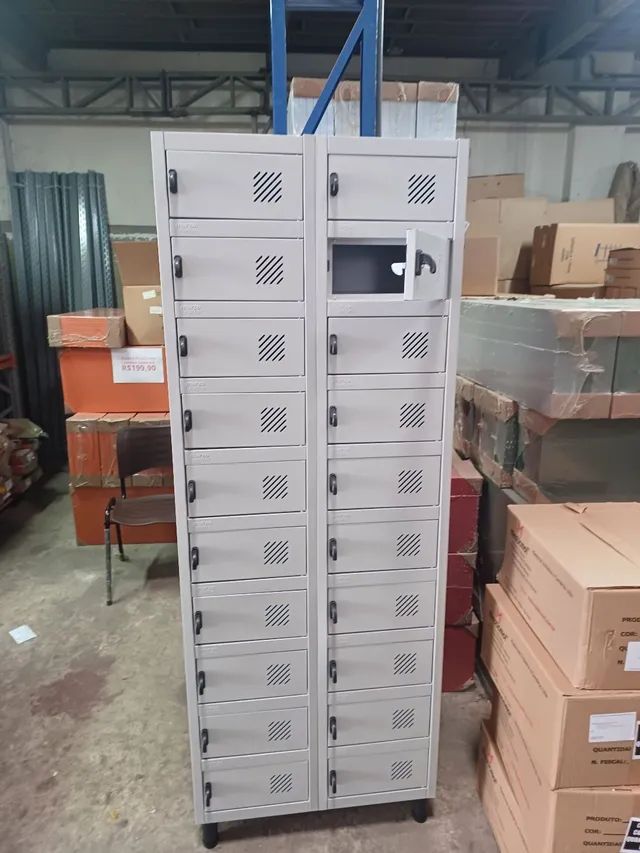 Armário de aço guarda celulares com 20 portinhas.( só novos  ) - Foto 5