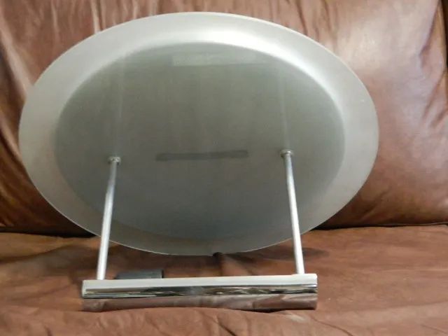 Luminária de vidro formato disco - Foto 3