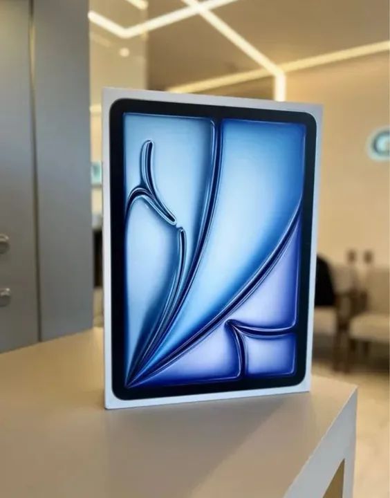 iPad Air 6 - 13´´ M2 128 GB novo lacrado AZUL - Foto 5