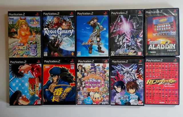 Jogos ps2 originais japonês Playstation 2 - Jogos de Vídeo Game