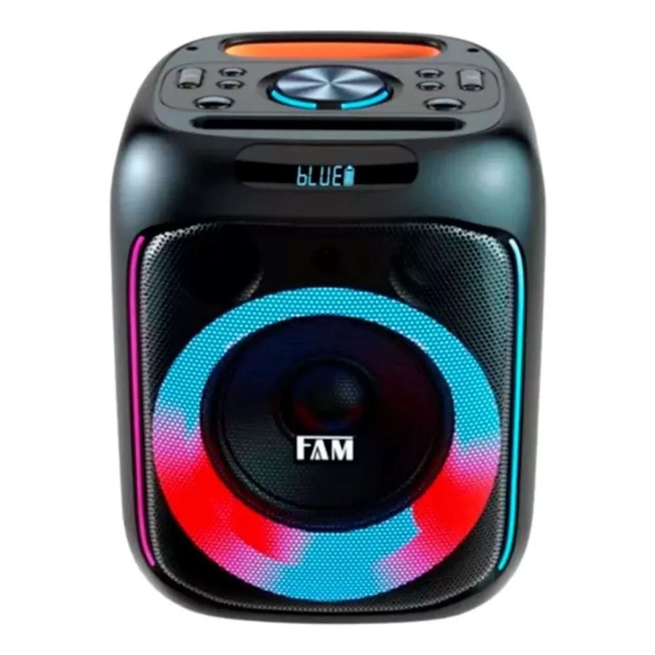 Caixa de som FAM Partybox Bluetooth com Led?s - Nova lacrada - Foto 2