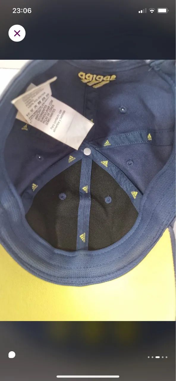 Bone seleção Colômbia adidas original  - Foto 2