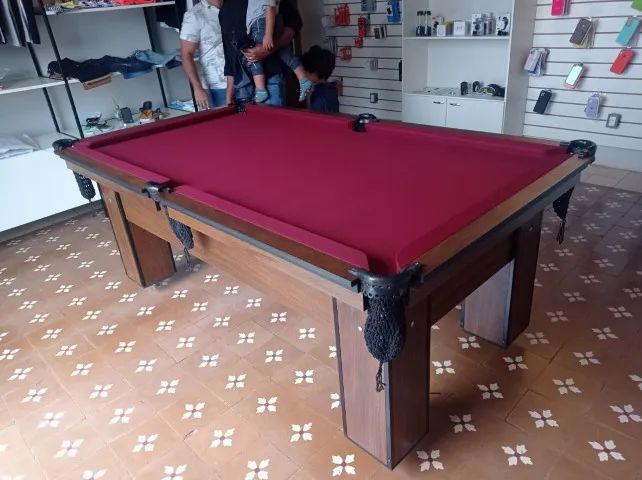 Mesa de Sinuca e Jantar Charme 2,20 x 1,20 Cod. JK7856