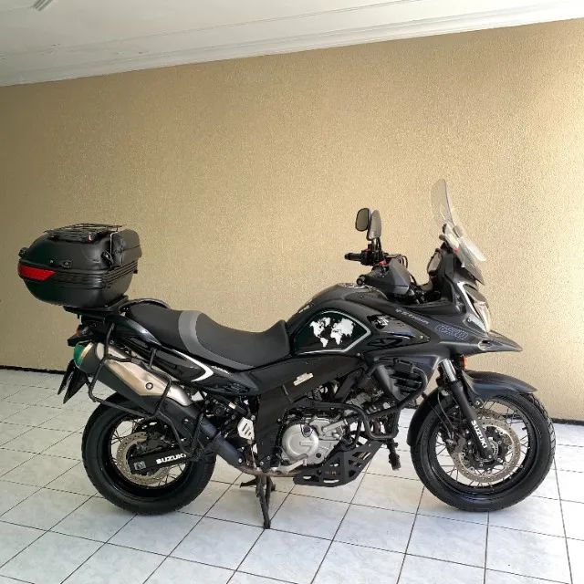 Suzuki V-Strom 650 XT 2018 - Muitos acessórios, revisada e de procedência.