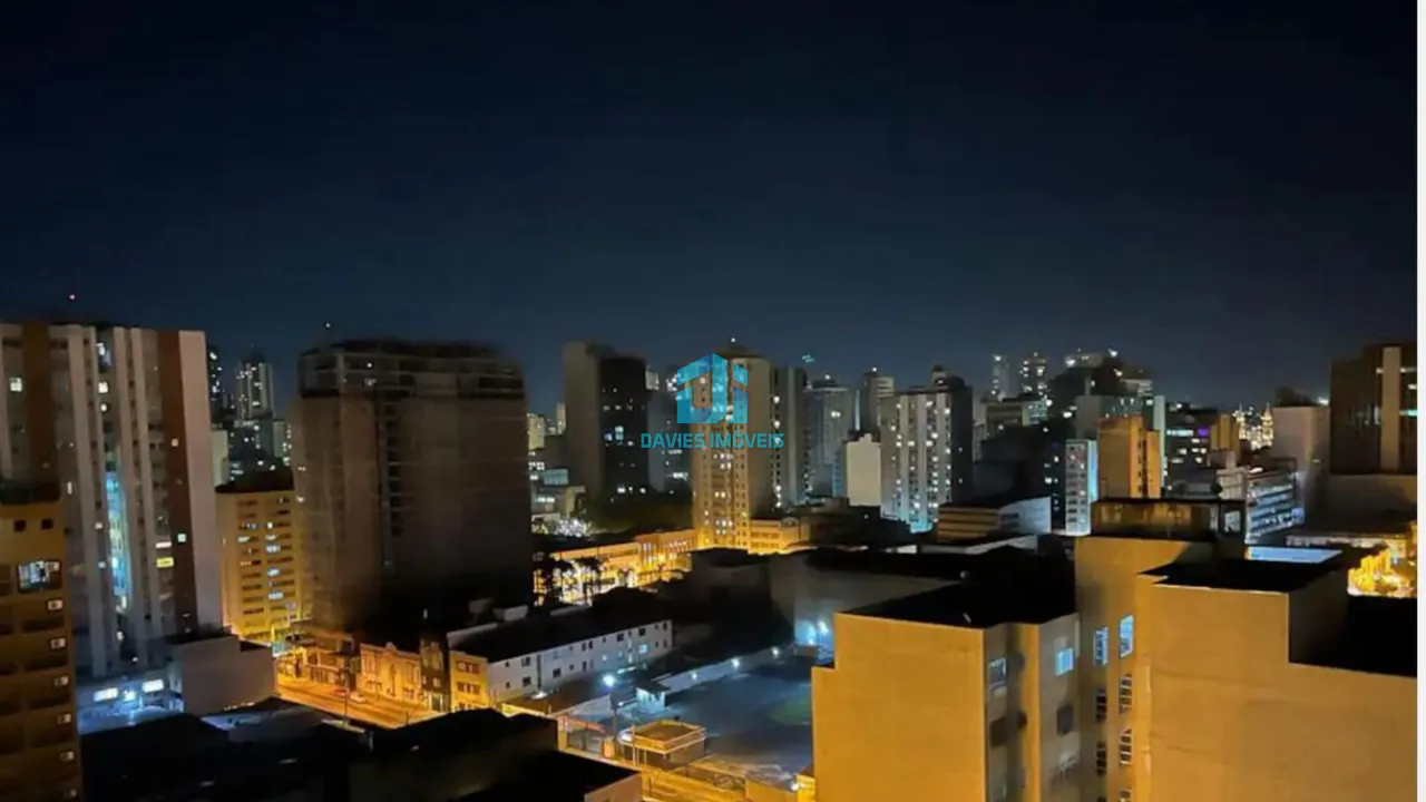 Studio à venda em Curitiba-PR | 1 quarto | Mobiliado | no Centro