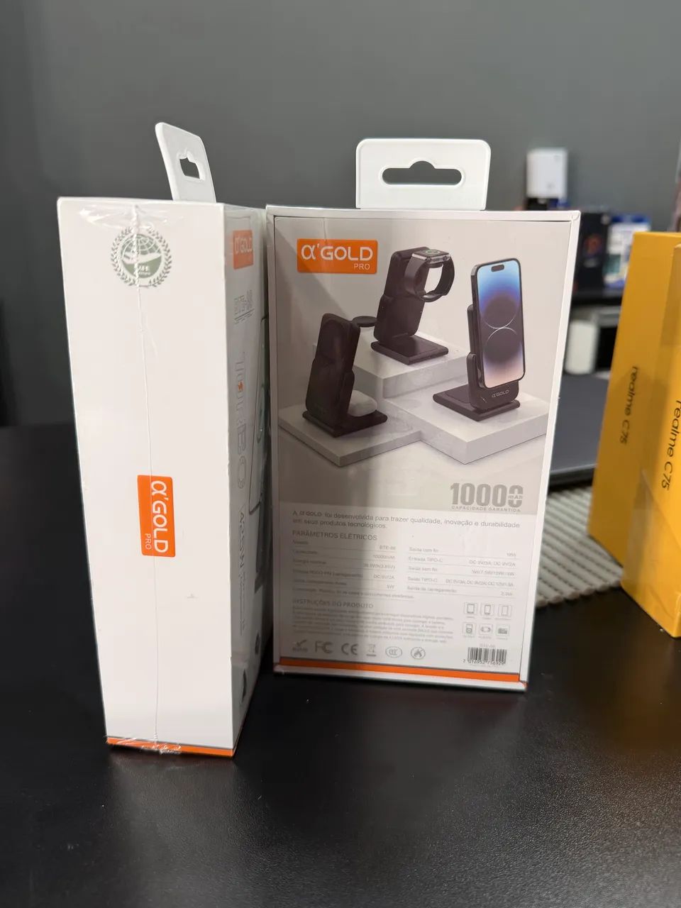 Carregador indução TURBO 42W PARA IPHONE E ANDROID  - Foto 2