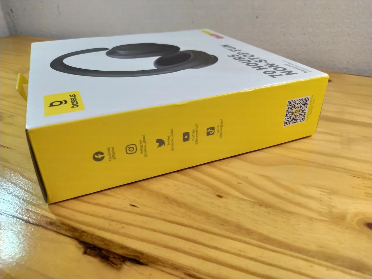 Headphone Baseus Bowie D05 - até 70 horas de reprodução - Lacrado! - Foto 4