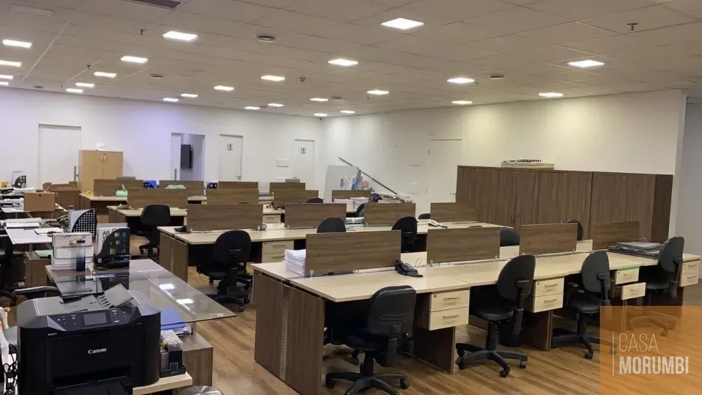 Salas Comerciais - 235 m²,copa, refeitório Próximo ao Shopping Morumbi - Berrini