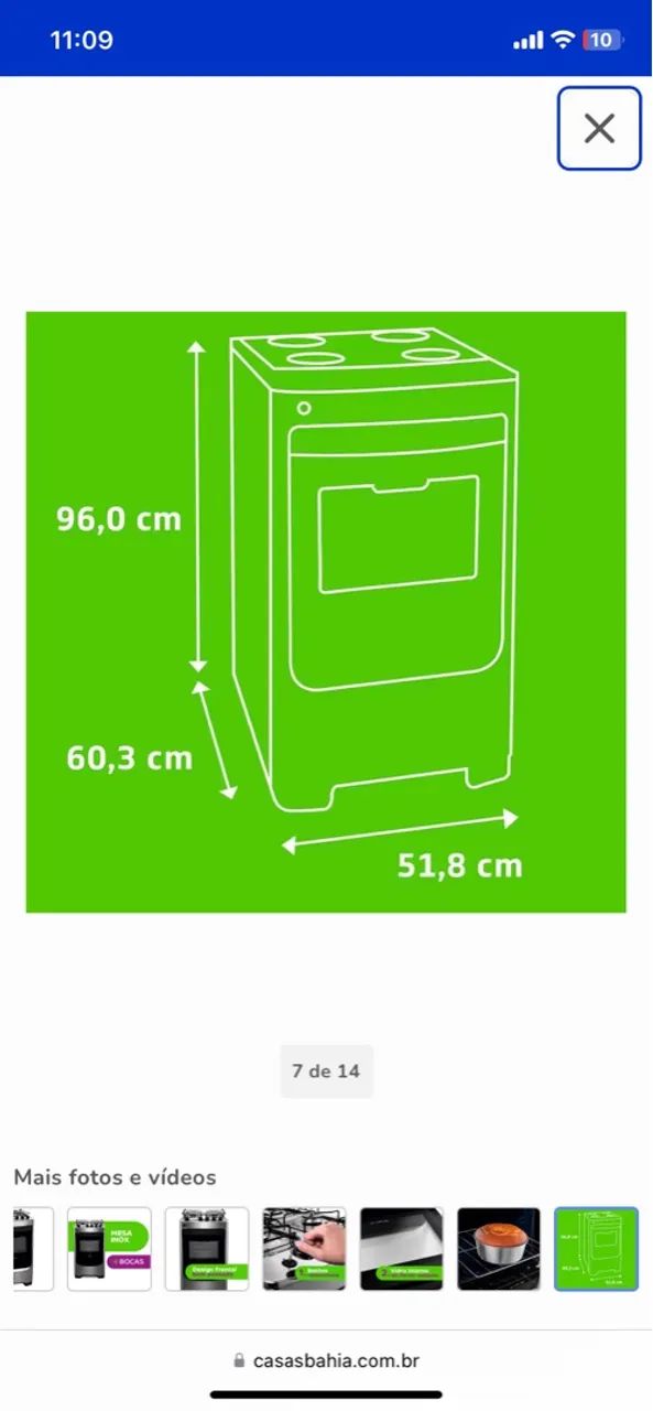 Fogão Cônsul - 4 bocas  - Foto 3