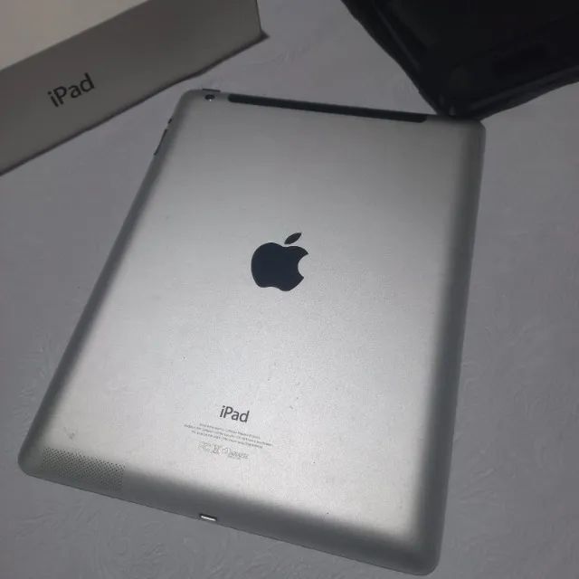 Apple iPad 4 Preto 9" 64Gb Modelo A1459 c/ Caixa e Teclado Bluetooth - Foto 4
