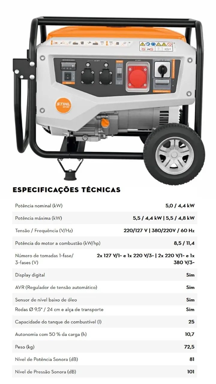 GERADORES STIHL GR 40 / GR 60 / GR 80 - Foto 3