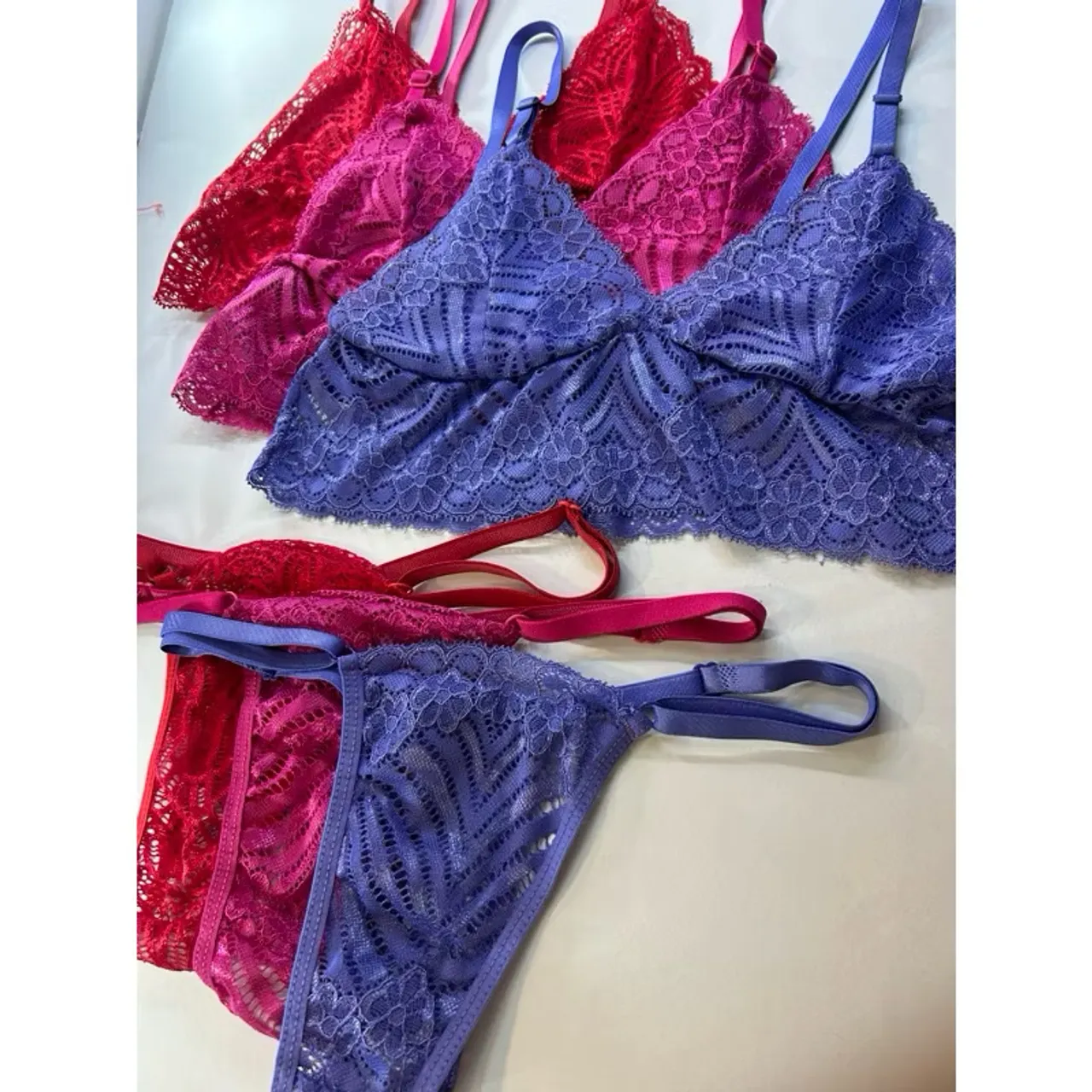 Conjunto de lingerie de renda