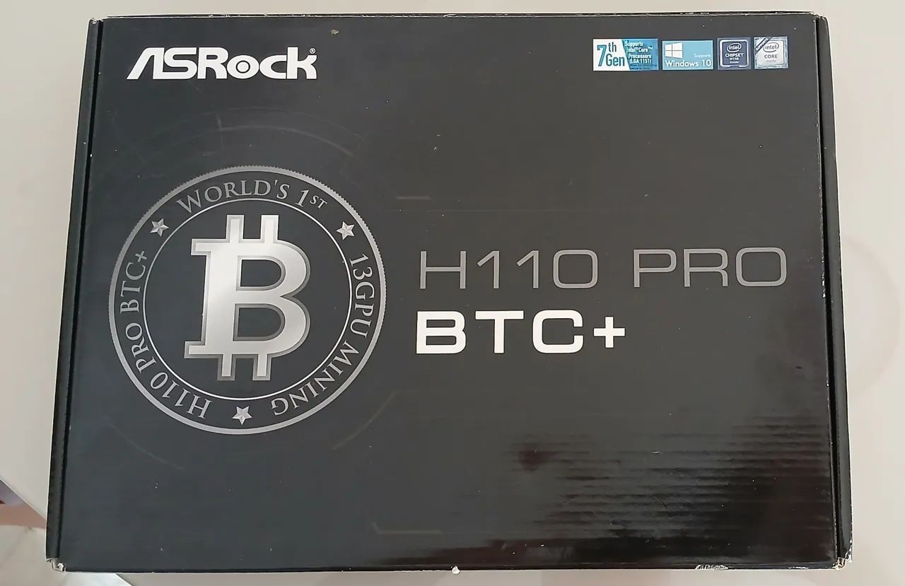 Placa Mãe ASRock H110 Pro BTC+