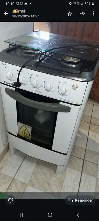 Fogão Esmaltec 4 Bocas - Usado