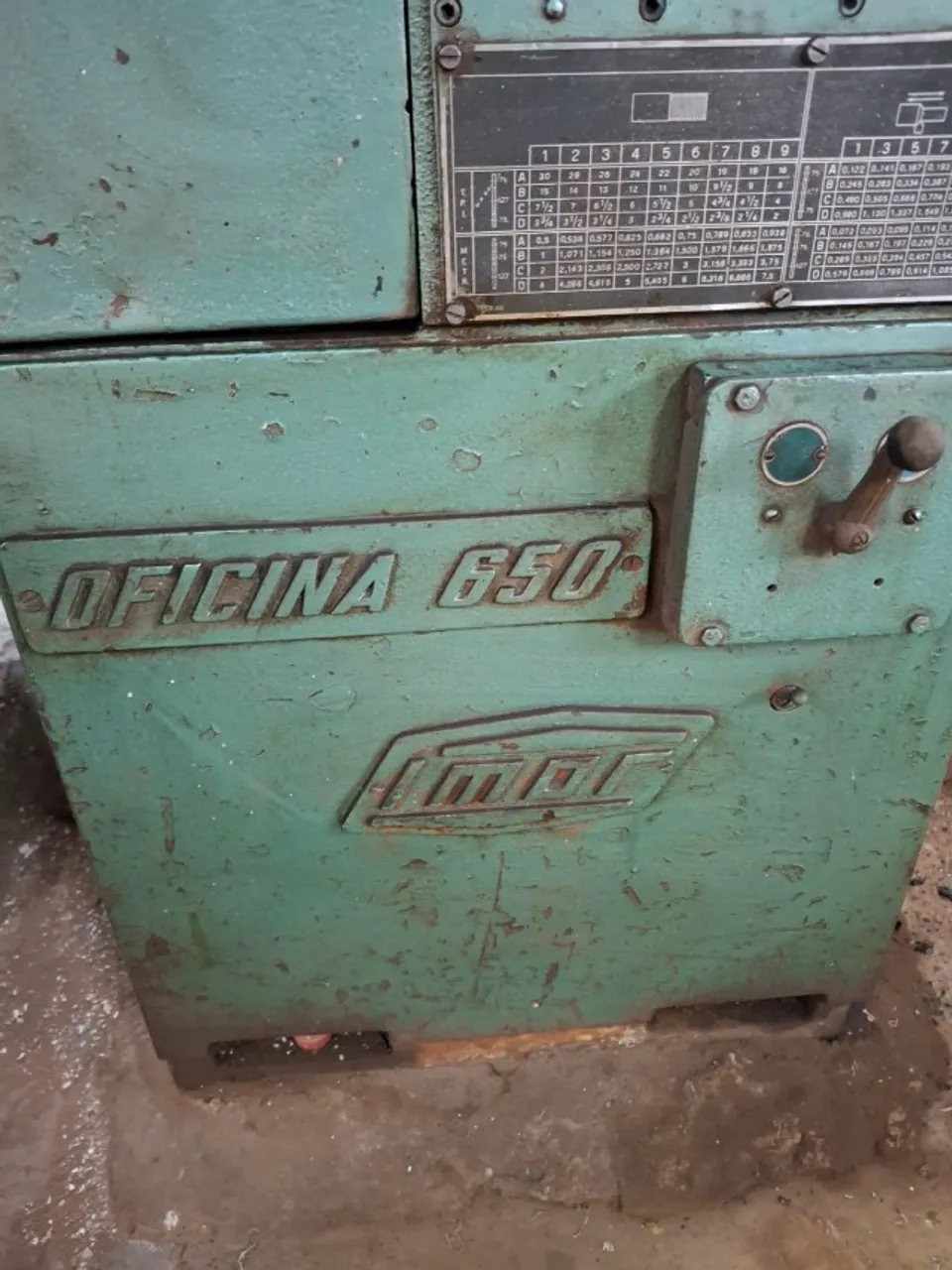 Vendo Torno Imor 650 oficina