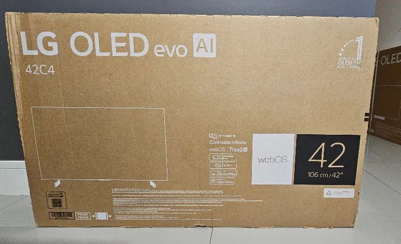 Lacrado - Smart tv LG OLED Evo C4 42 polegadas