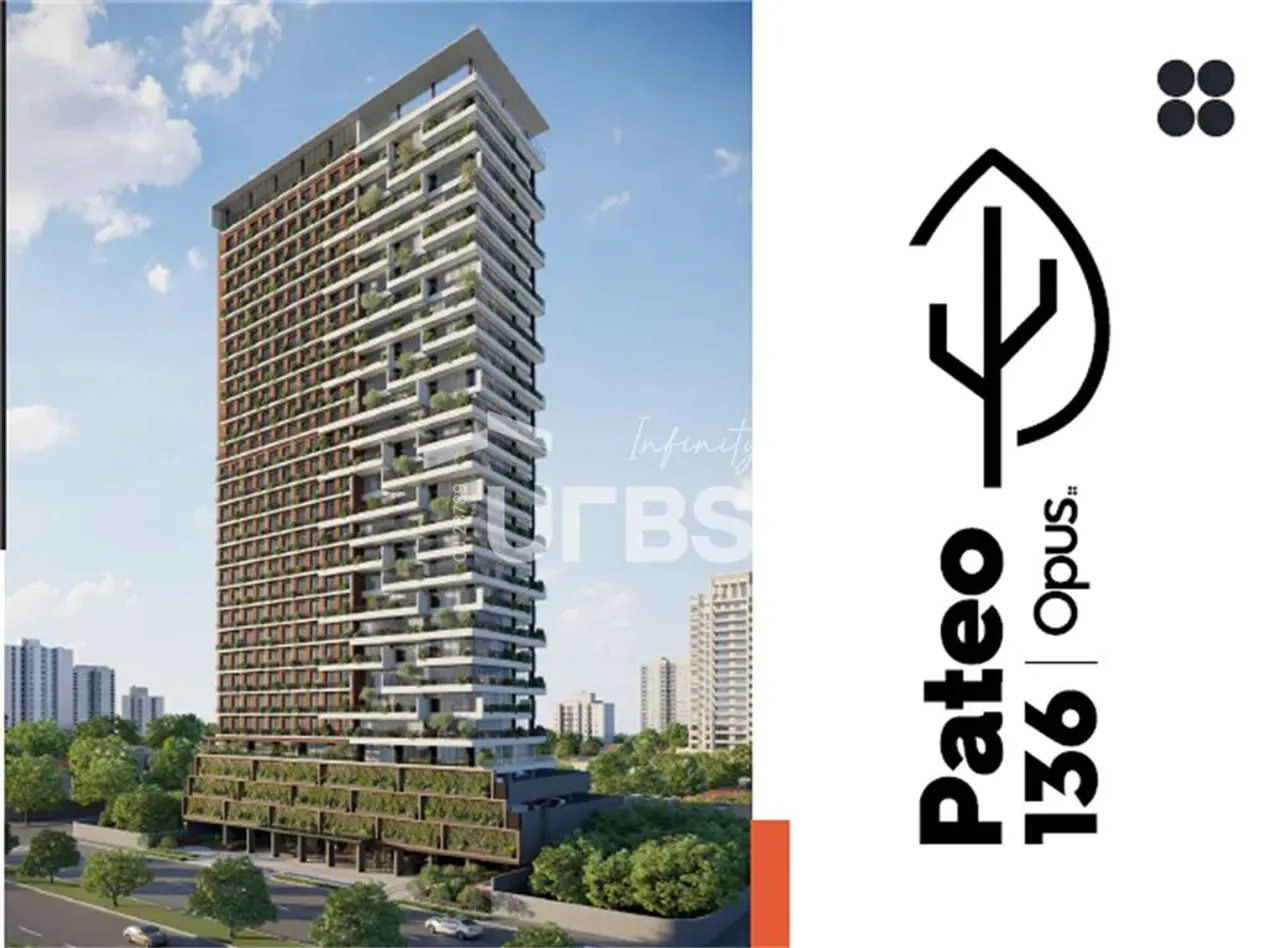 SALA OPUS PATEO 136 - 25 ANDAR - 39,87 m2