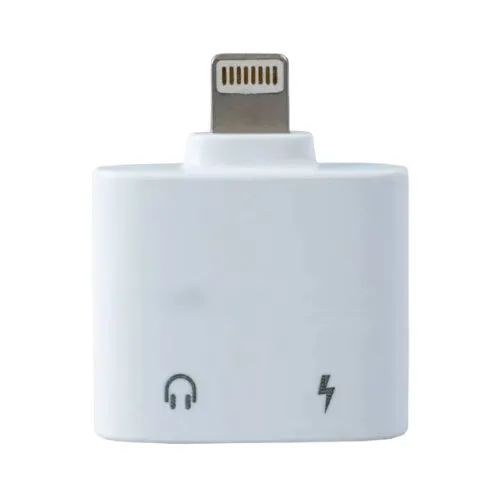 Adaptador Lightning Macho - P3 Fêmea e Lightning Fêmea 