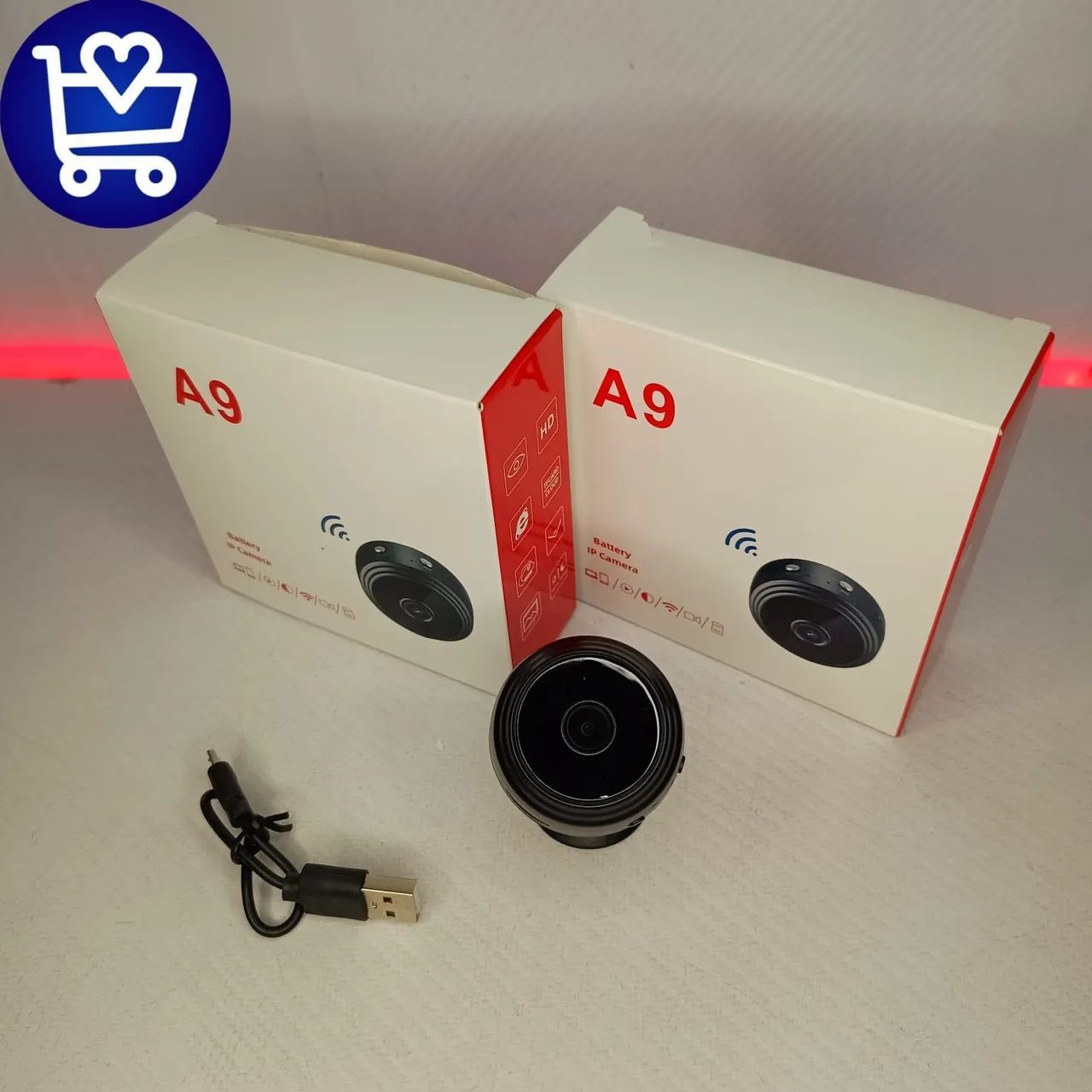 Câmera Espiã A9 Mini HD - Gravação Discreta