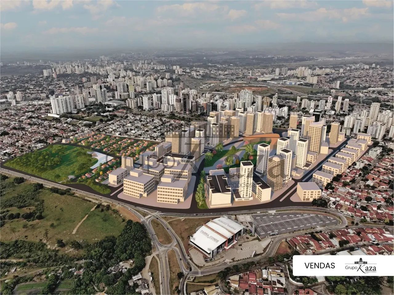 Lote 360m² no Terreno das Vaquinhas SJC - Bairro Planejado Parque Una - Foto 3