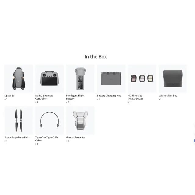 DJI Air3 S, Combo, Controle Tela! - Foto 3