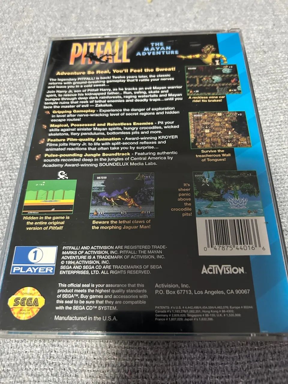 Pitfall (Sega CD) jogo original - Foto 4
