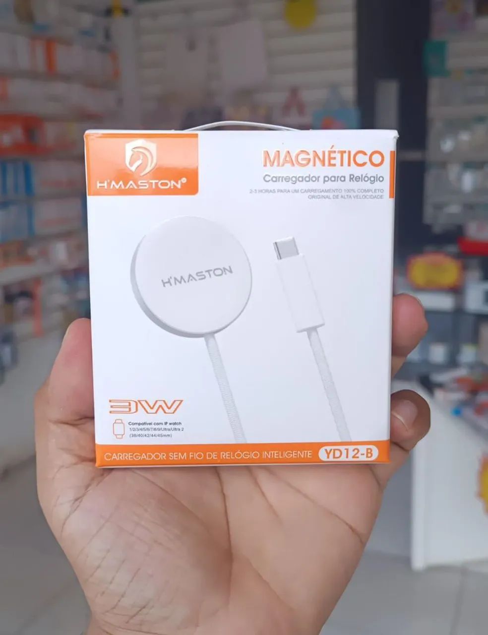 Carregador smartwatch indução - entrega em São Luís e região 