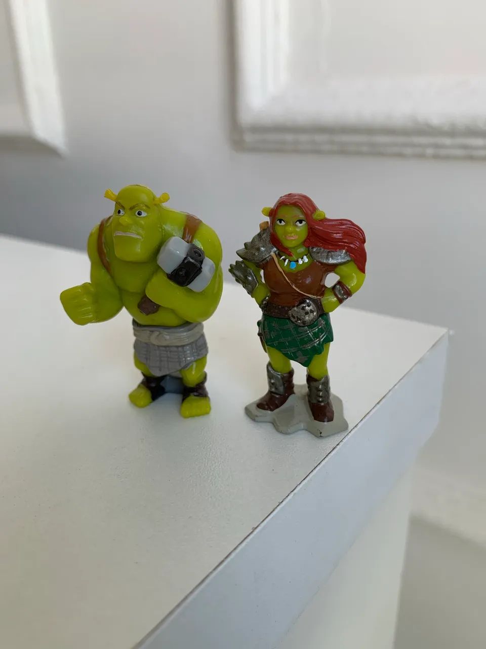 Shrek e Fiona - miniaturas Kinder joy