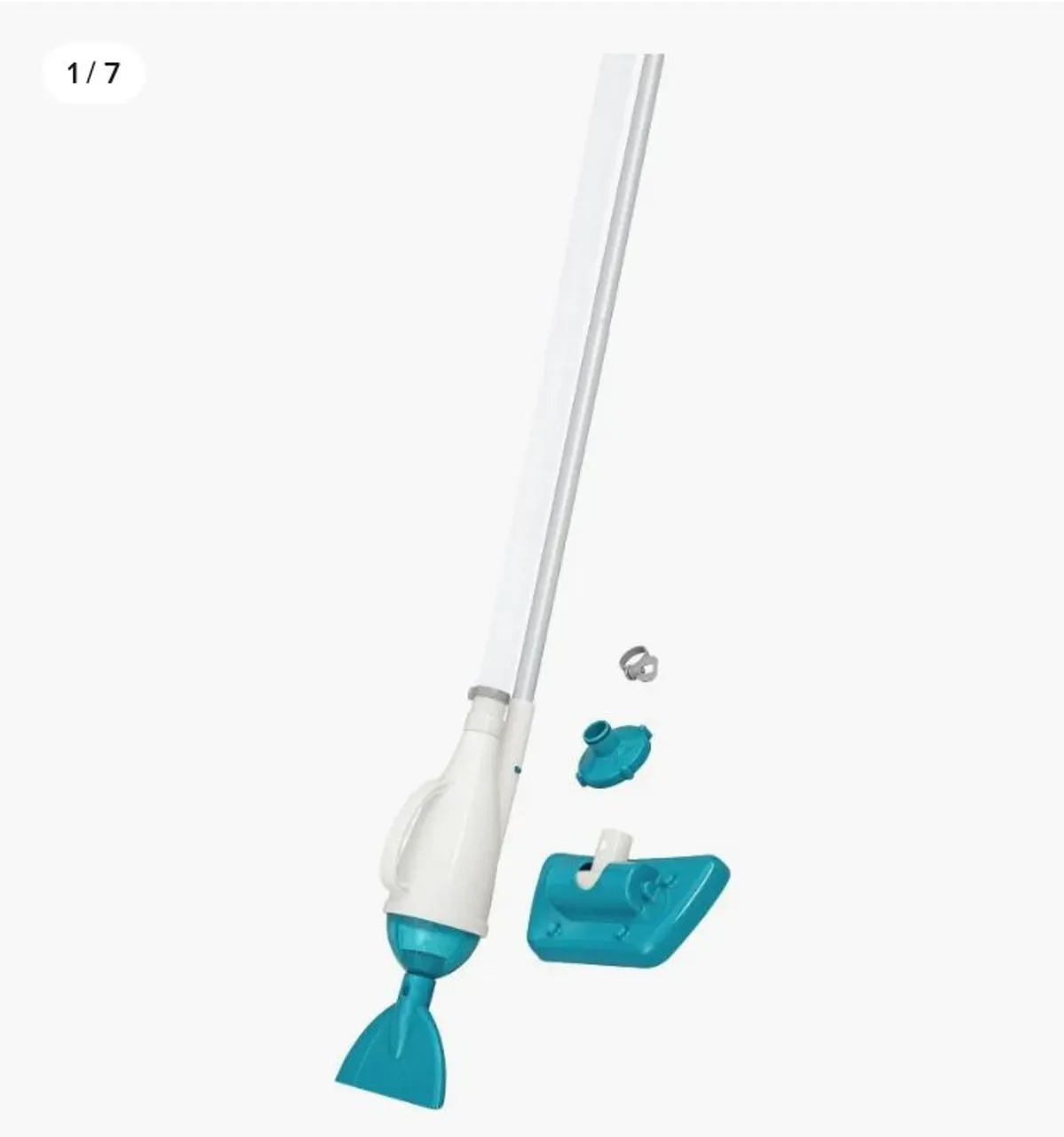 Aspirador de Piscina Portátil - Limpeza Eficiente