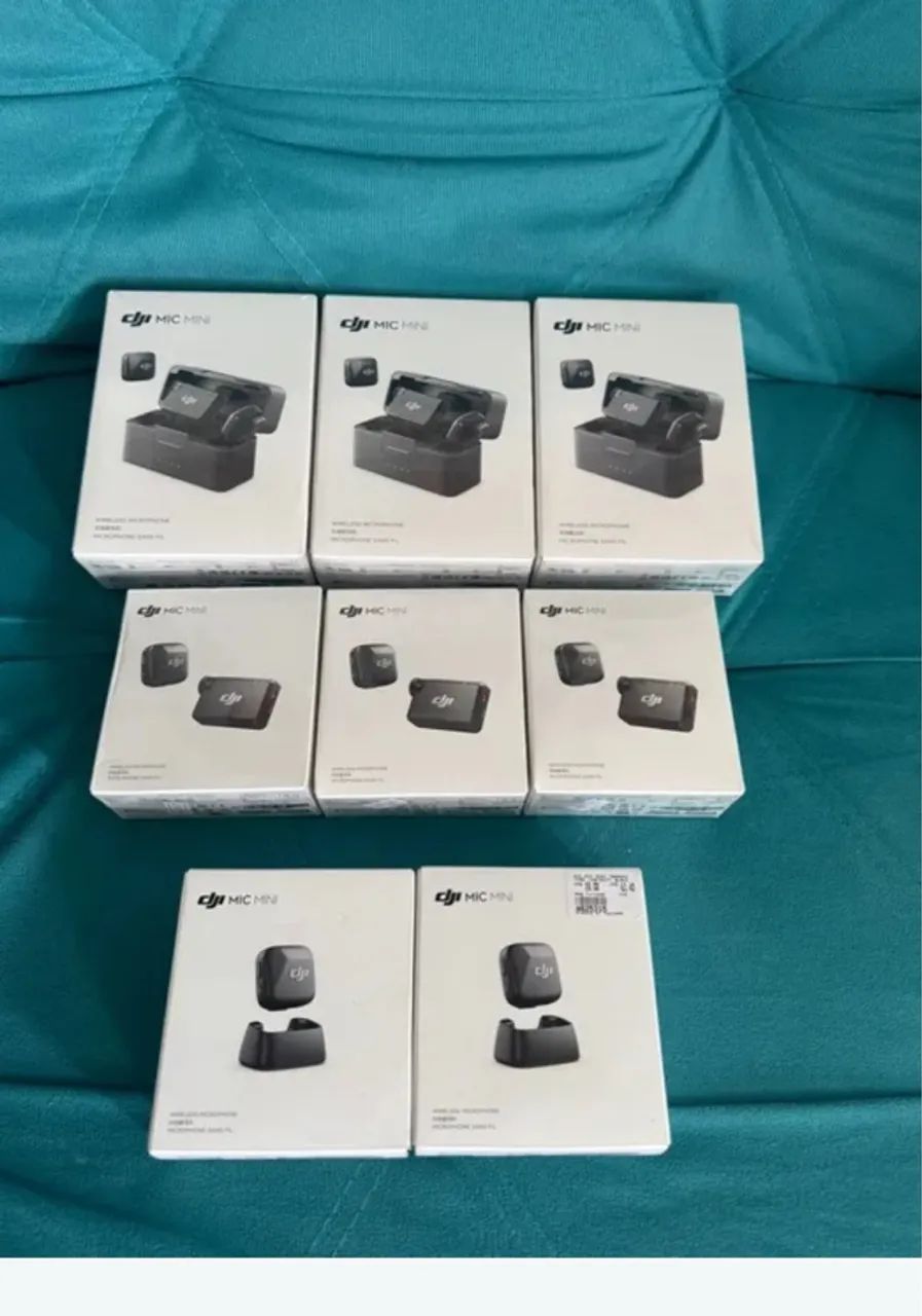 Microfone sem fio DJI MIC 2 e Mic Mini todos novos lacrados
