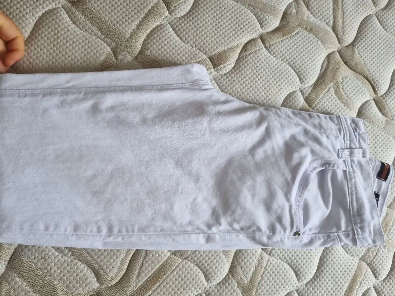 Calça branca jeans Dardak tamanho 38 - Foto 4
