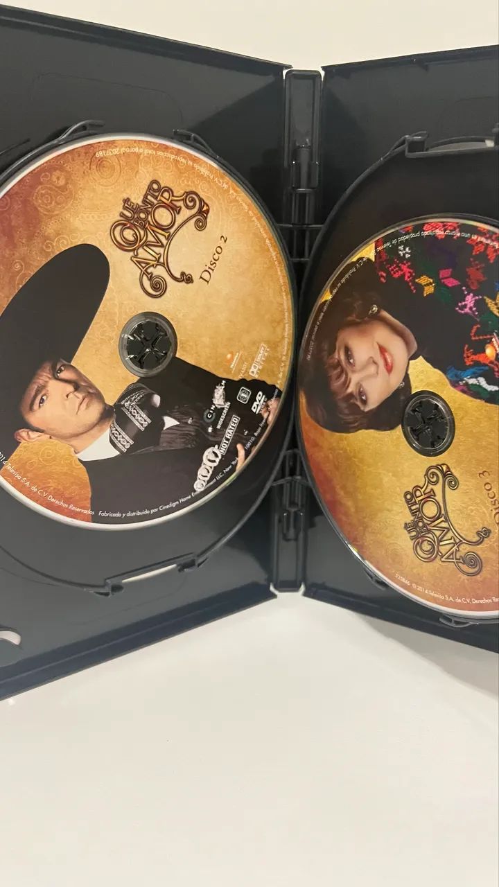 DVD da novela mexicana Qué Bonito Amor - Foto 3