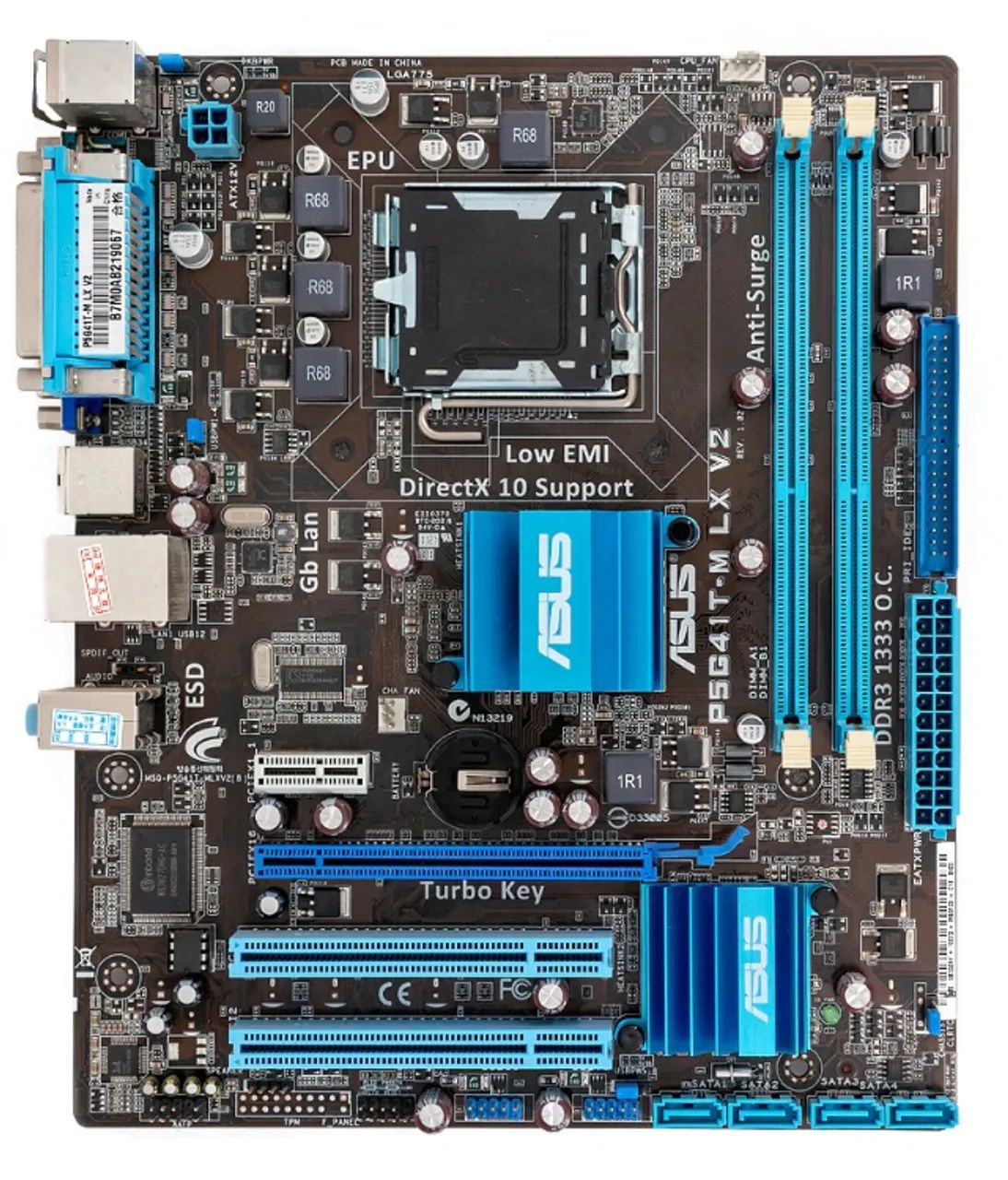 Kit Intel placa mãe Asus P5G41T-M LX V2 + Core 2 Duo E7500 + 6gb DDR3 - 100% - serial LPT - Foto 2