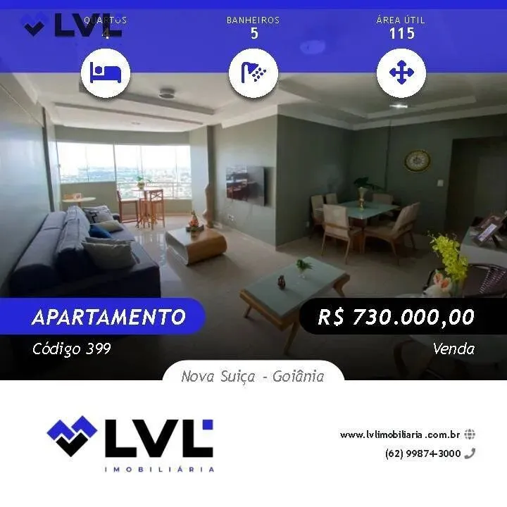 Apartamento no Setor Nova Suiça - Goiânia