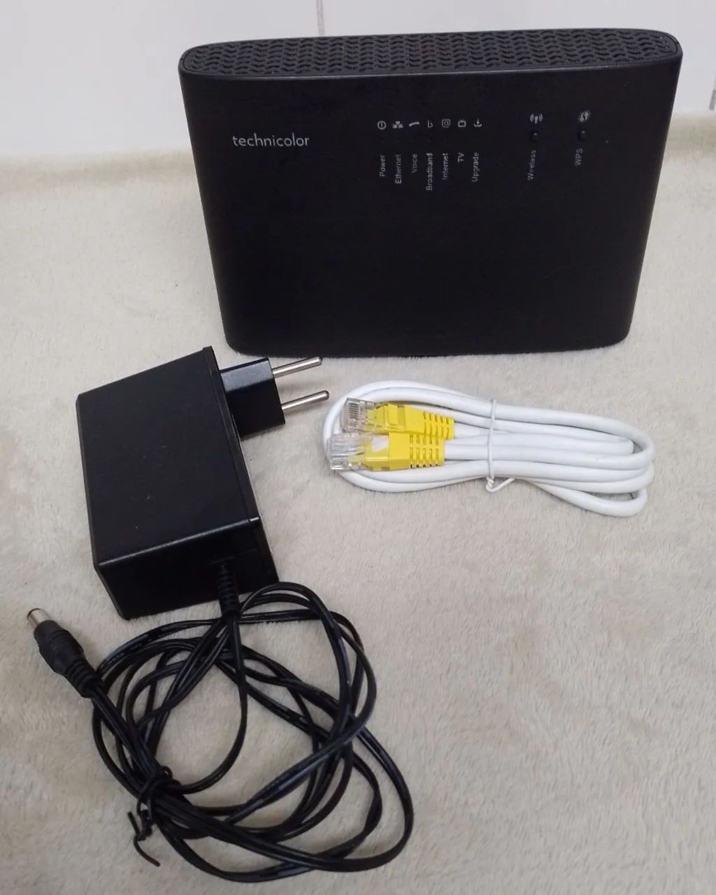 Modem Technicolor 7G788V V3 Preto - Foto 3