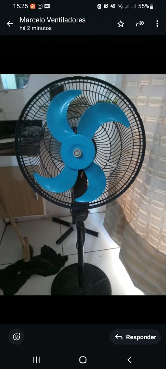 * tudo bom não respondo chat ventilador aceito cartão