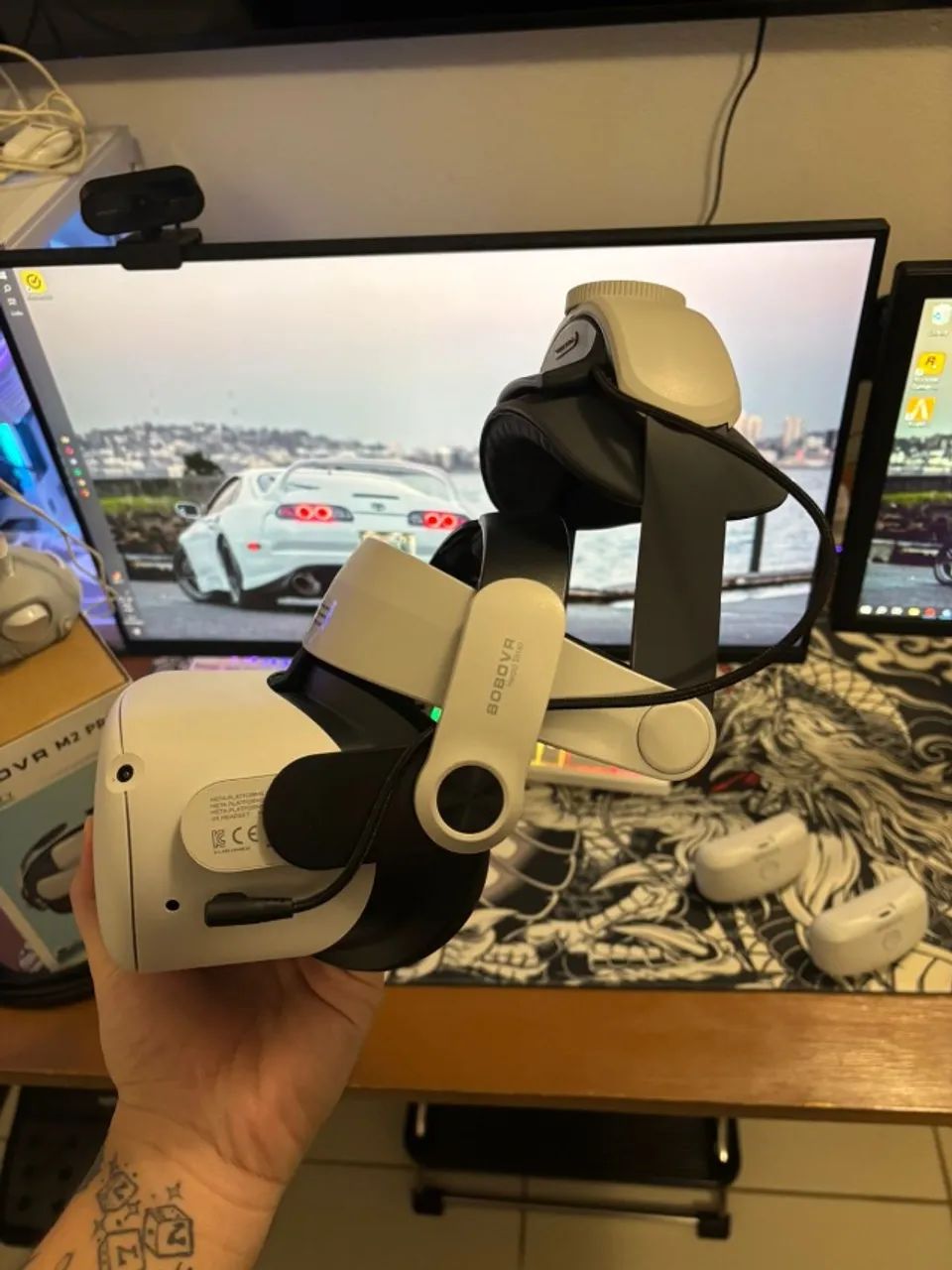META QUEST 2 - OCULOS DE REALIDADE VIRTUAL - PC/XBOX - Foto 4