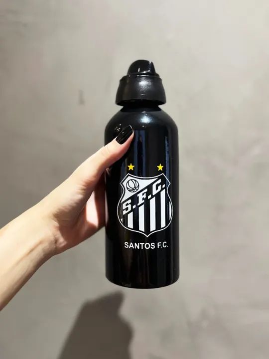 Garrafa Squeeze Térmica Santos Futebol Clube Oficial - Original - Foto 5