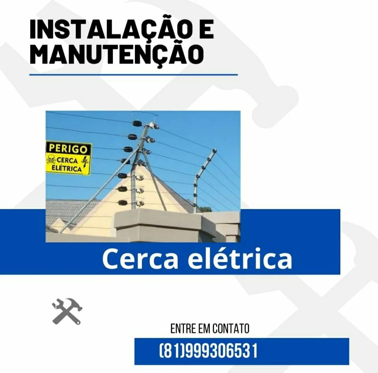 Empresa especializada em cerca elétrica e alarme.