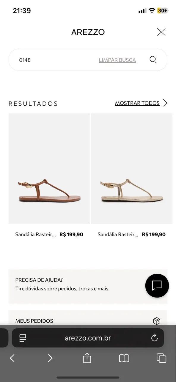 Rasteira Arezzo - Foto 3