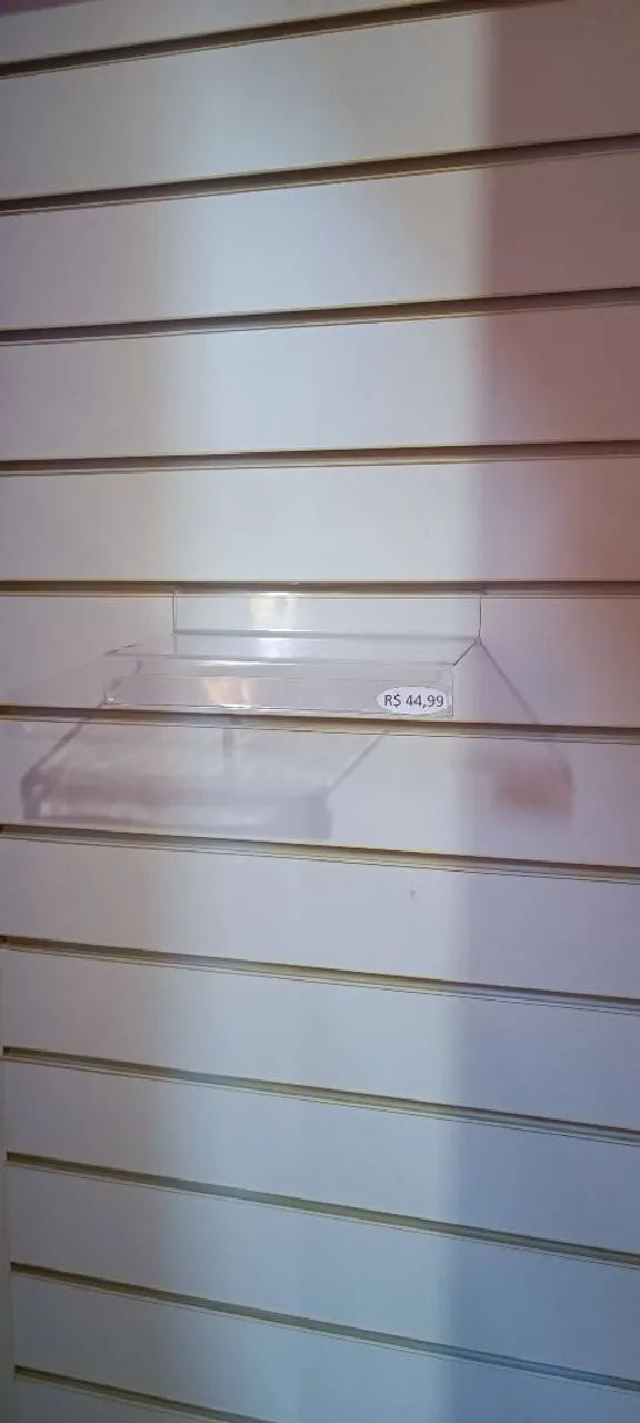 Suporte de acrílico, suporte para painel canelado  - Foto 2