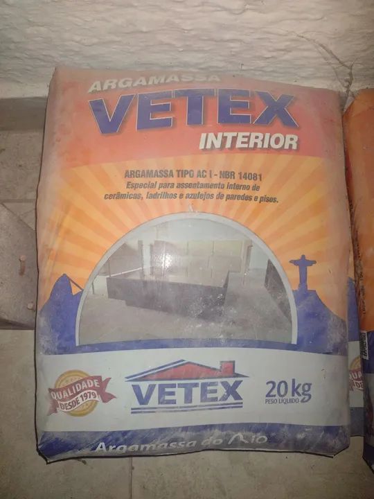 Argamassa interior Vetex 20 kg