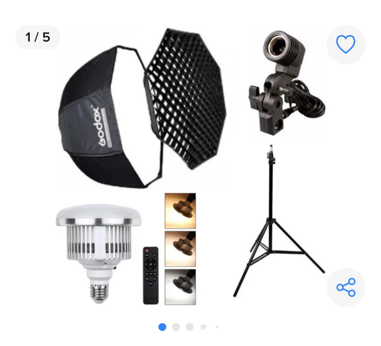 Kit de Iluminação Fotográfica Godox - Completo!